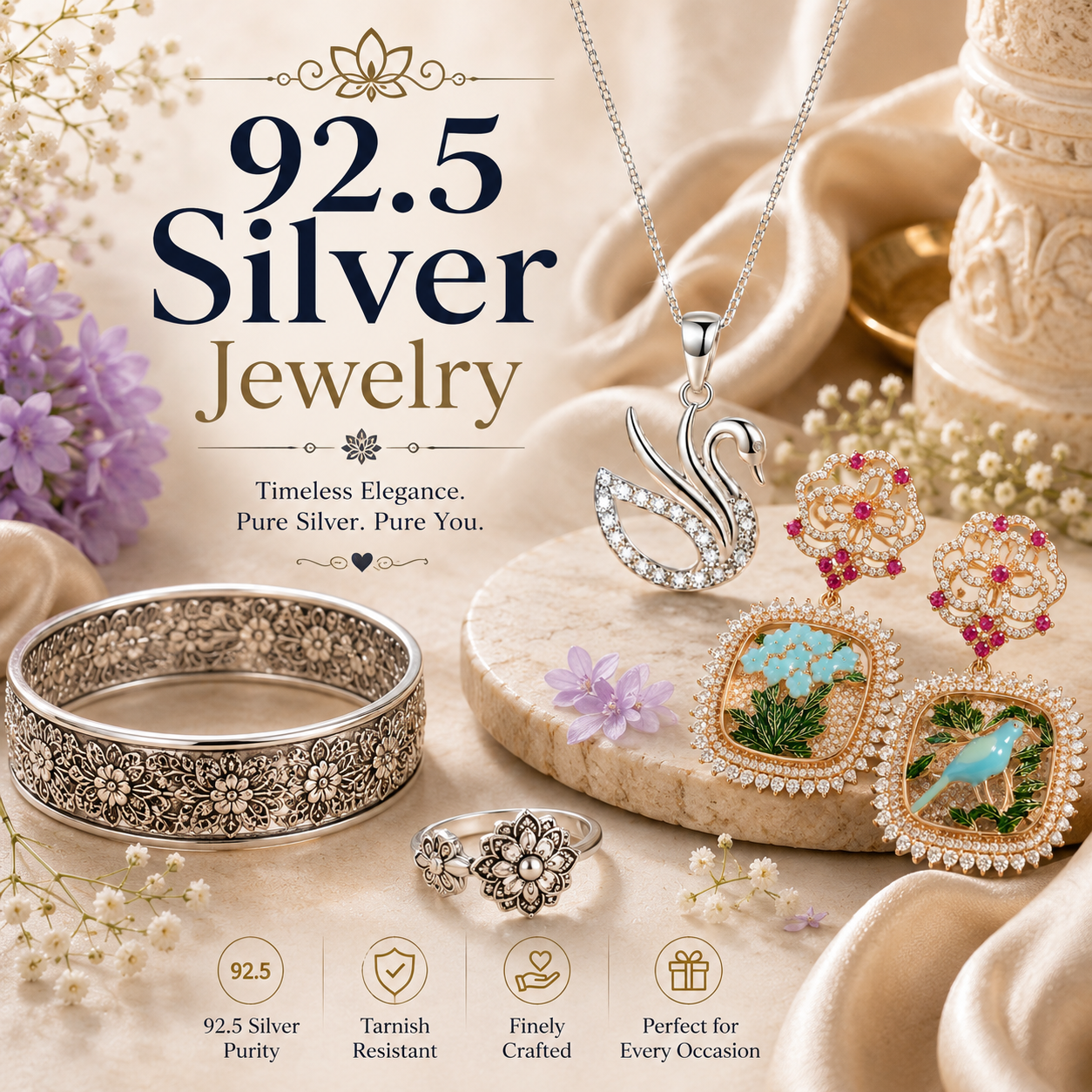92.5 Silver Jewelry