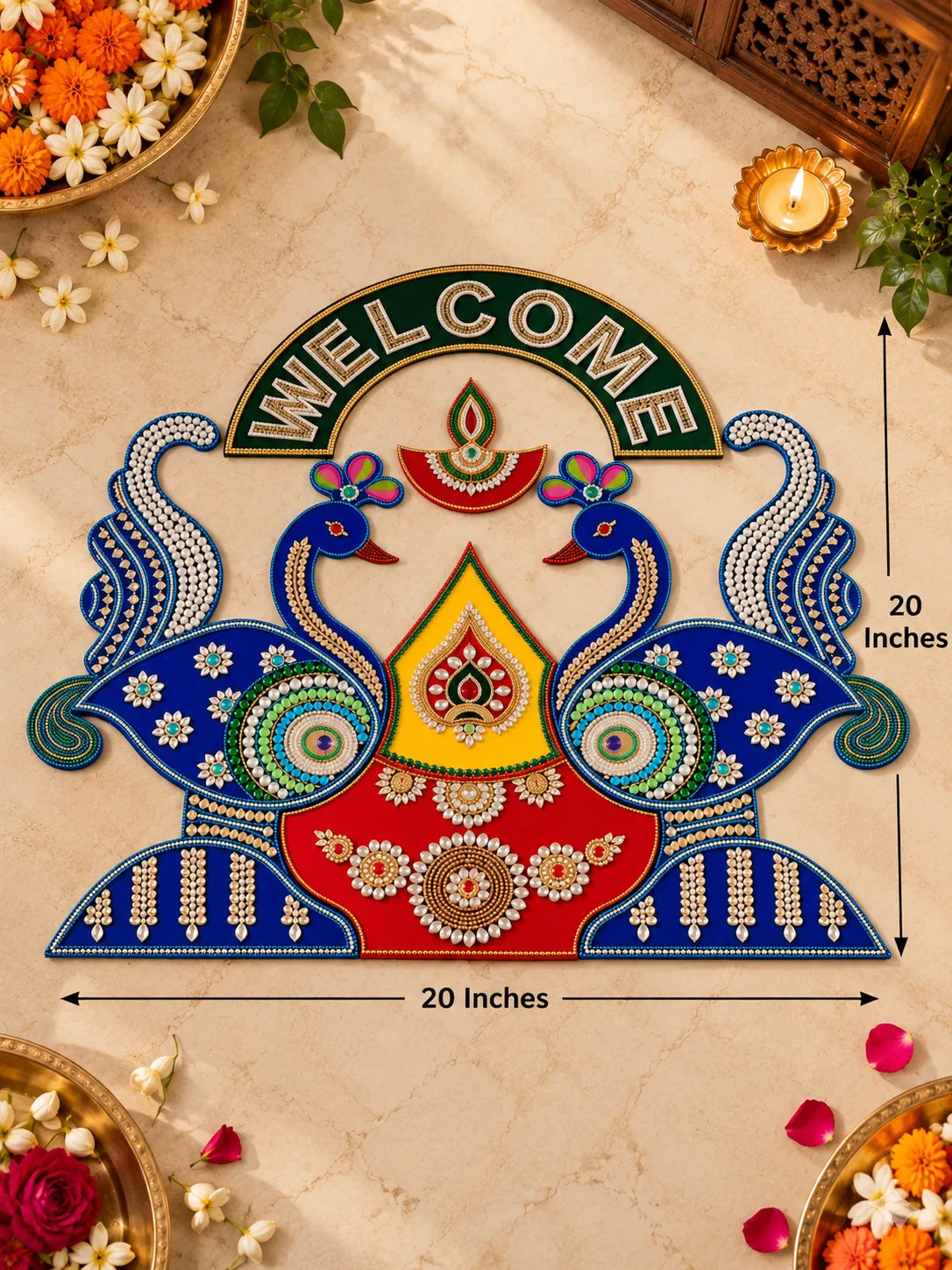 Peacock Rangoli