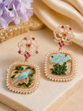 92.5 Silver Bird Earrings