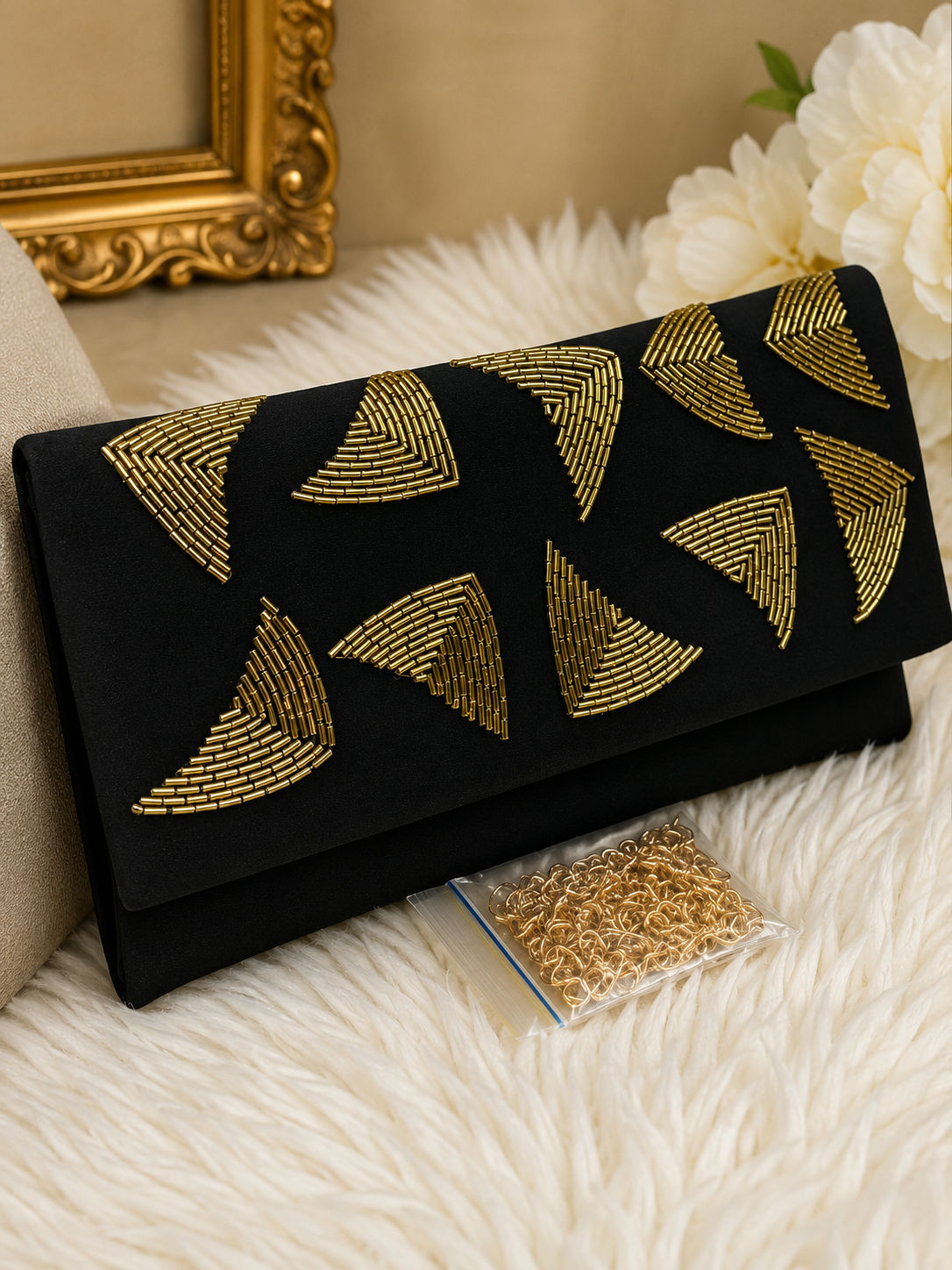 Bridal Clutch with Sling | KS Charming