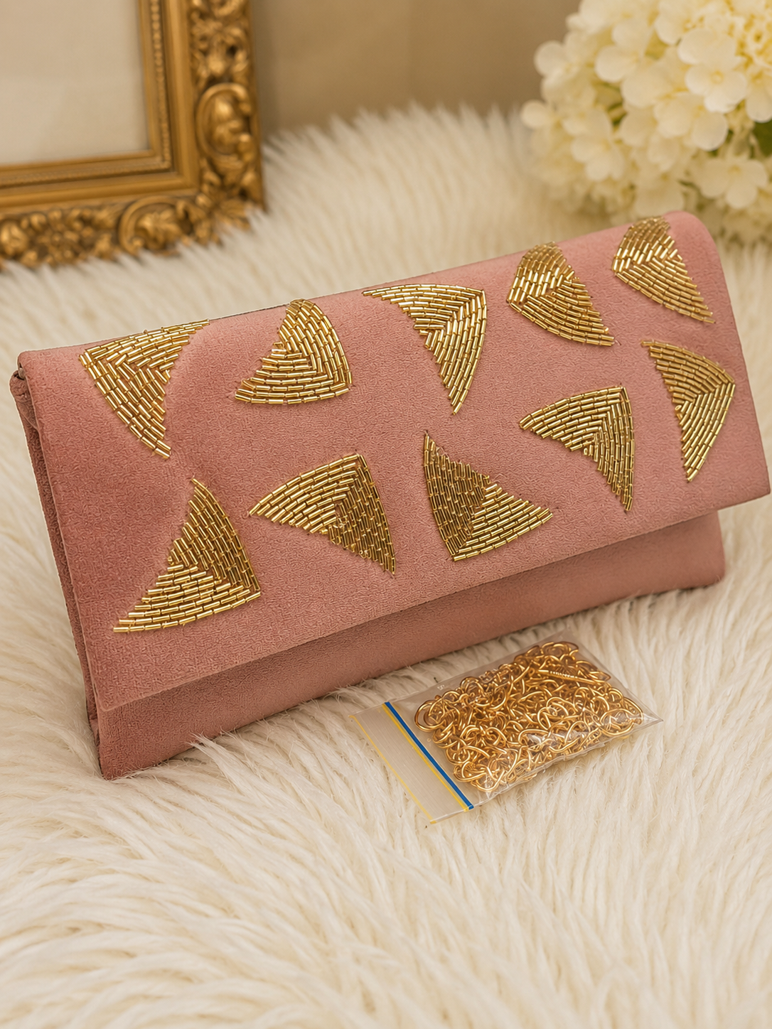 Bridal Clutch with Sling | KS Charming