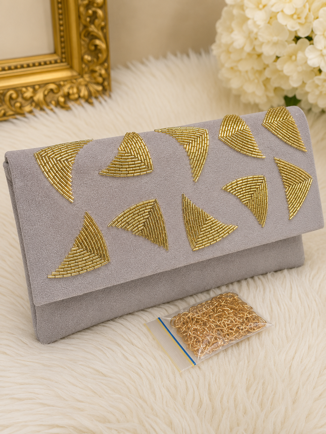 Bridal Clutch with Sling | KS Charming