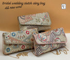 Bridal Wedding Embroidery Clutch
