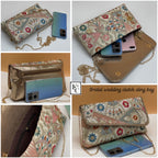 Bridal Wedding Embroidery Clutch