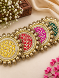 Colorful Gota Mats – 8 Inch Traditional Decorative Embellishment