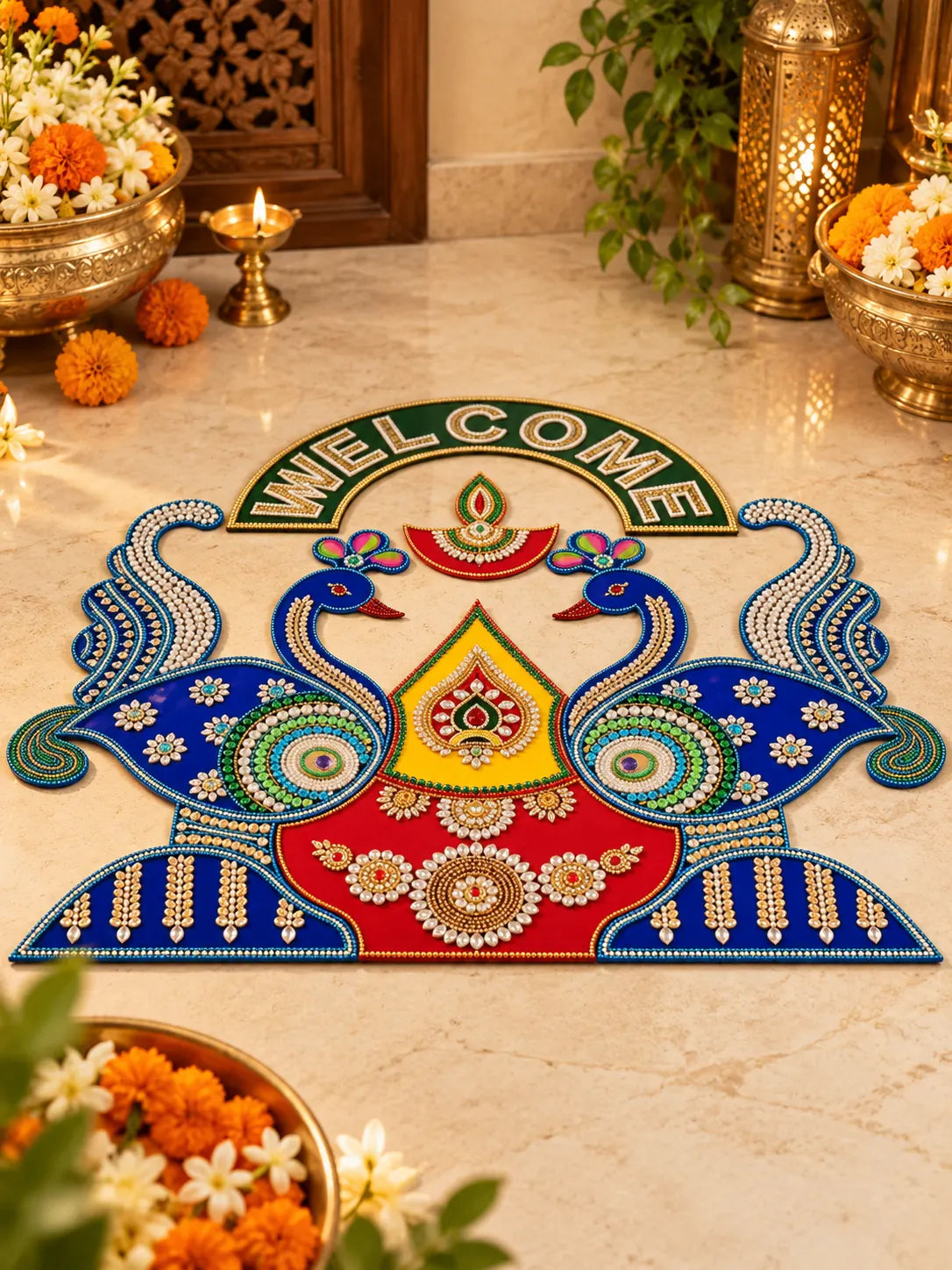 Peacock Rangoli