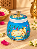 Pichwai Jars (set of 5 Mix Colors)