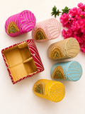 Gota Work Bangles Storage Box (Set of 5)