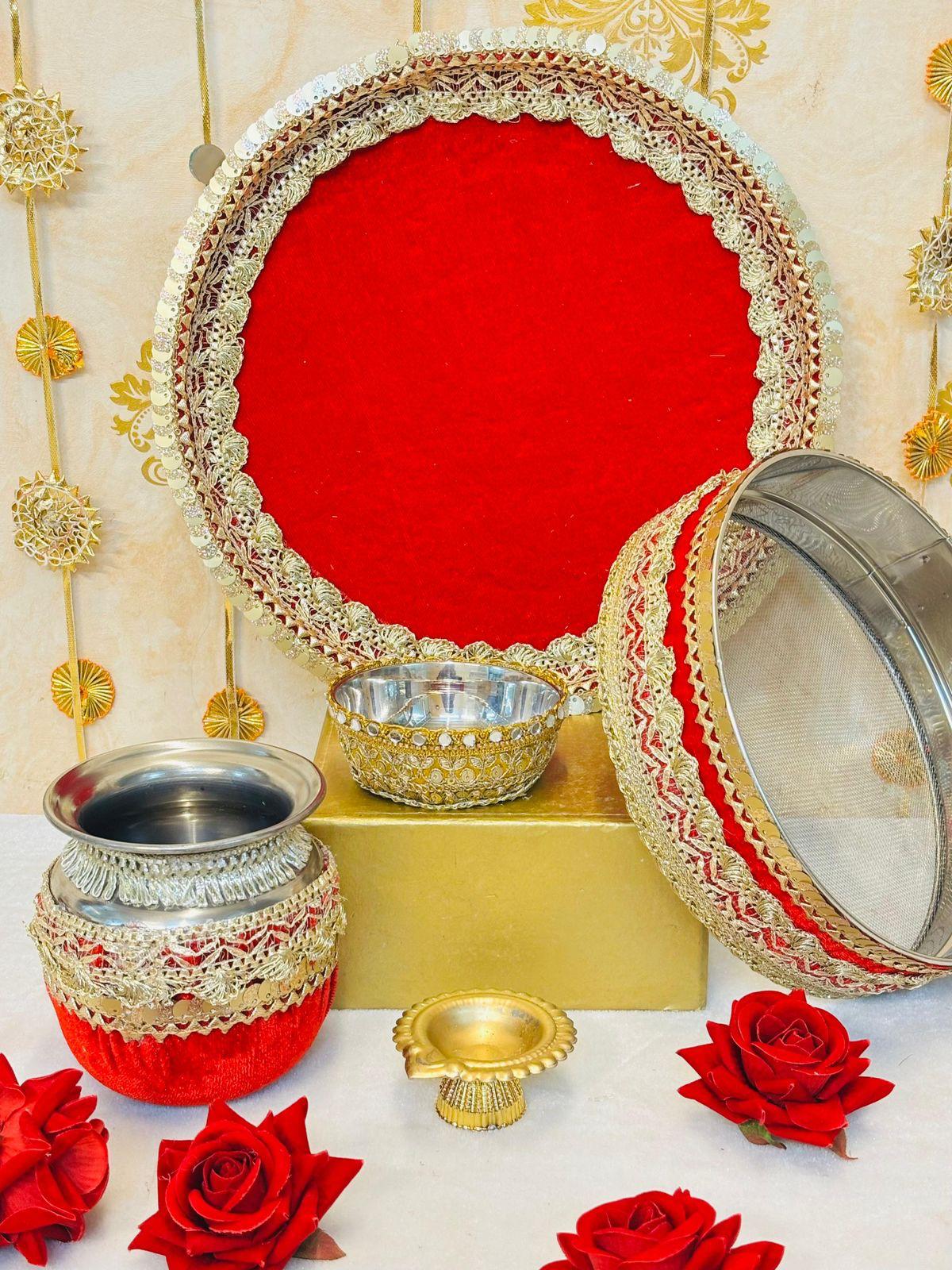Karwachauth Pooja Thali Set