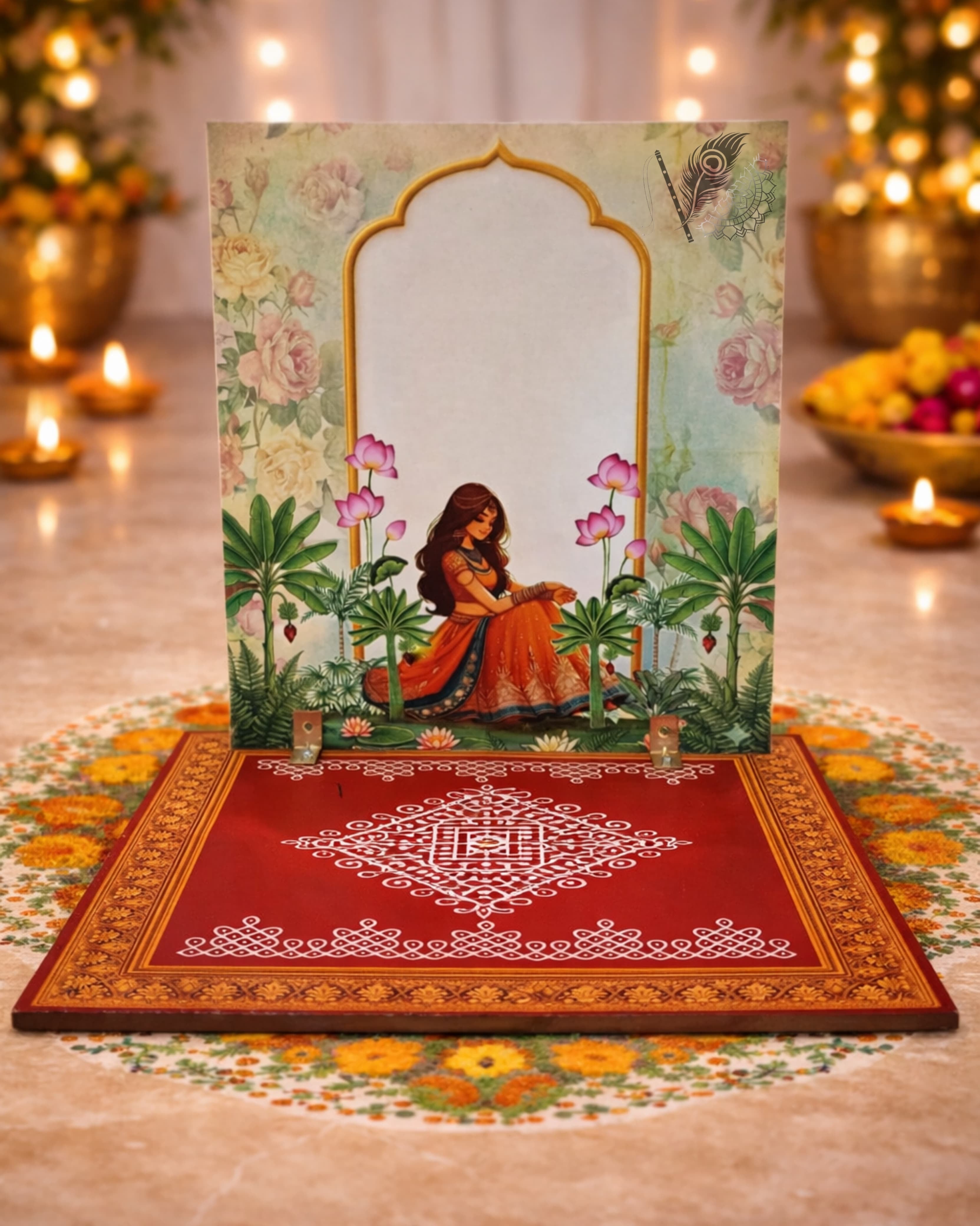 Kolam & Pichwai Detachable Backdrops