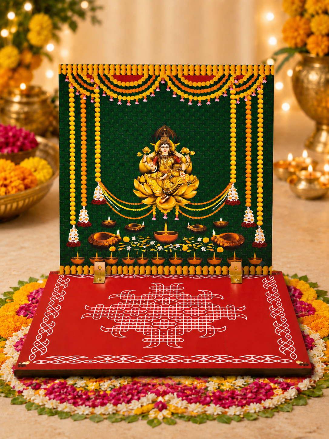 Kolam & Pichwai Detachable Backdrops
