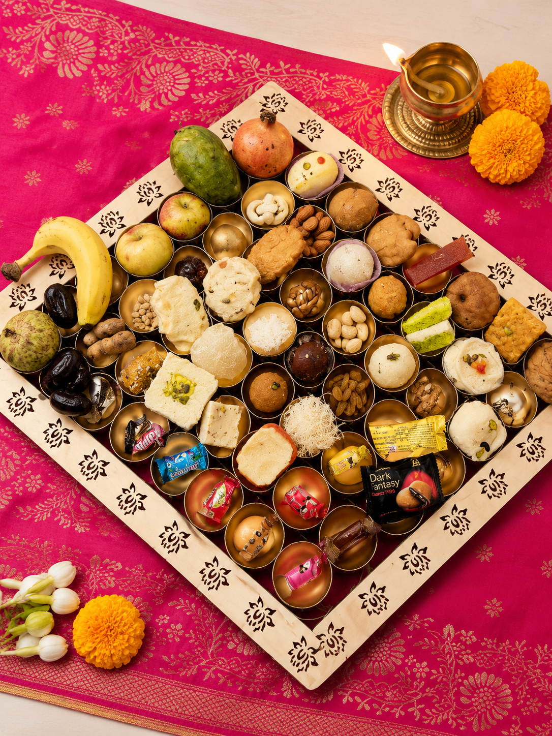 Ladoo Gopal 56 Bhog Thali