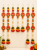 Lotus Pearl Hangings -  (Set of 7)