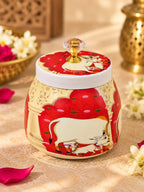 Pichwai Jars (set of 5 Mix Colors)
