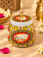 Pichwai Jars (set of 5 Mix Colors)