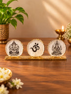 Resin Decor for Diwali Ganesh Ji and Laxmi Ji Stand