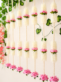 Rose Mogra Pearl Hangings