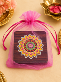 Small Laminated Chowki / Manai (Set of 10)