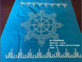 Velvet Kolam Backdrop