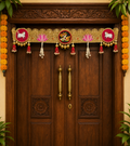 Cow Radha Krishna Lotus Toran