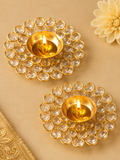 Crystal Brass Diya
