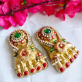 Paper Mache Lakshmi Feet | Decorative Auspicious Pair