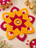 Pom Pom Colorful Rangoli